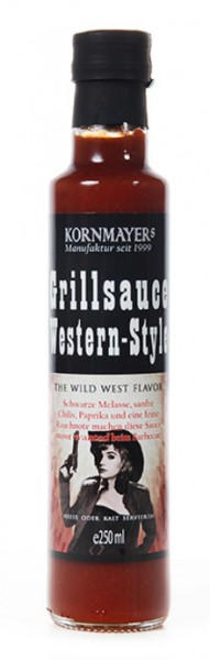 Kornmayers Grillsauce Western-Style, 0,25 l