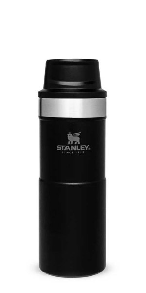Stanley Trigger-Action Travel Mug, schwarz 0,35 l