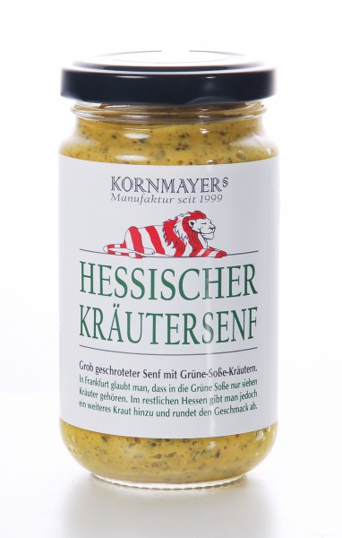 Kornmayers Hessischer Kräutersenf, 0,25 l