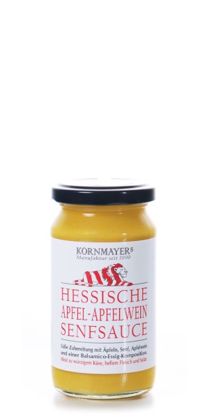 Kornmayers Hessische Senfsauce Apfel-Apfelwein, 0,21 l