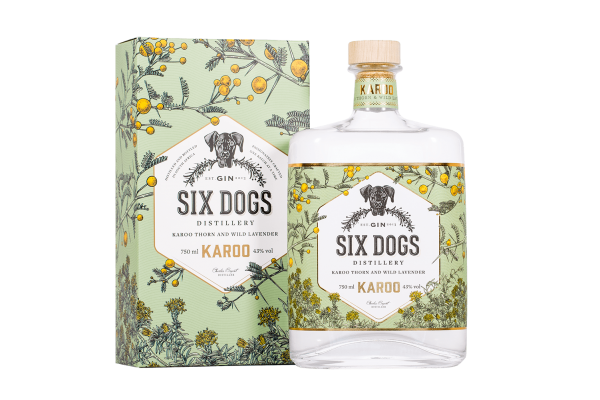 Gin - Six Dogs, Karoo, 700ml
