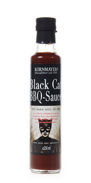 Kornmayers Black Cat BBQ-Sauce, 0,25 l