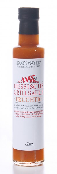 Kornmayers Hessische Grillsauce - fruchtig, 0,25 l