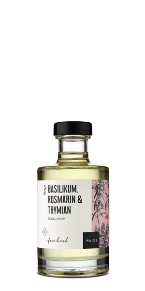 Wajos Basilikum, Rosmarin & Thymian Tonic Sirup 0,2 l