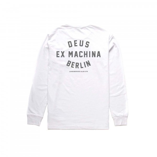 Deus Ex Machina Berlin LS Tee, weiß