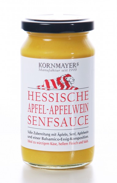 Kornmayers Hessische Senfsauce Apfel-Apfelwein, 0,21 l